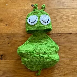 Newborn photoshoot crochet costume